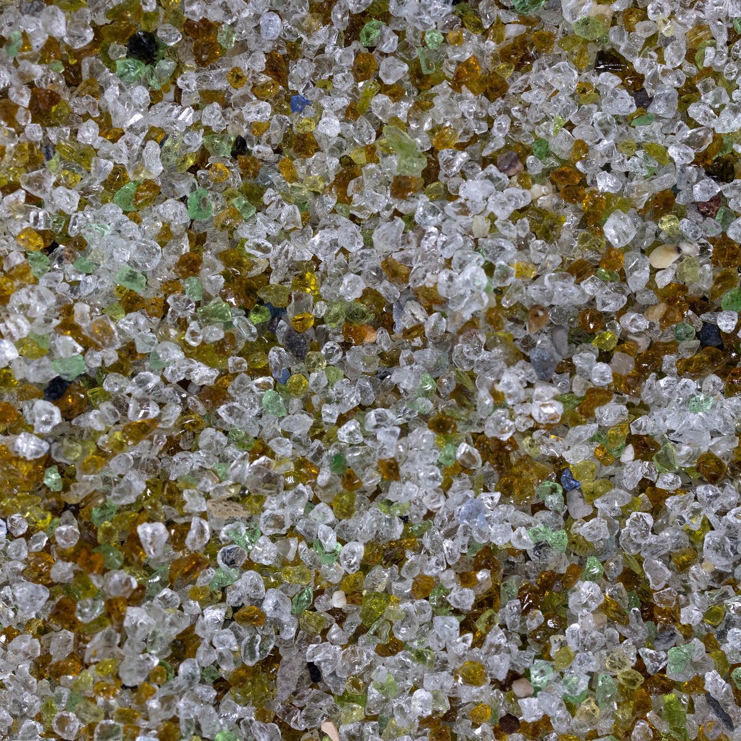 Crushed Glass For Plant Pot Topping Or Soil Amendment 20 Mesh (16 oz or 1lb)